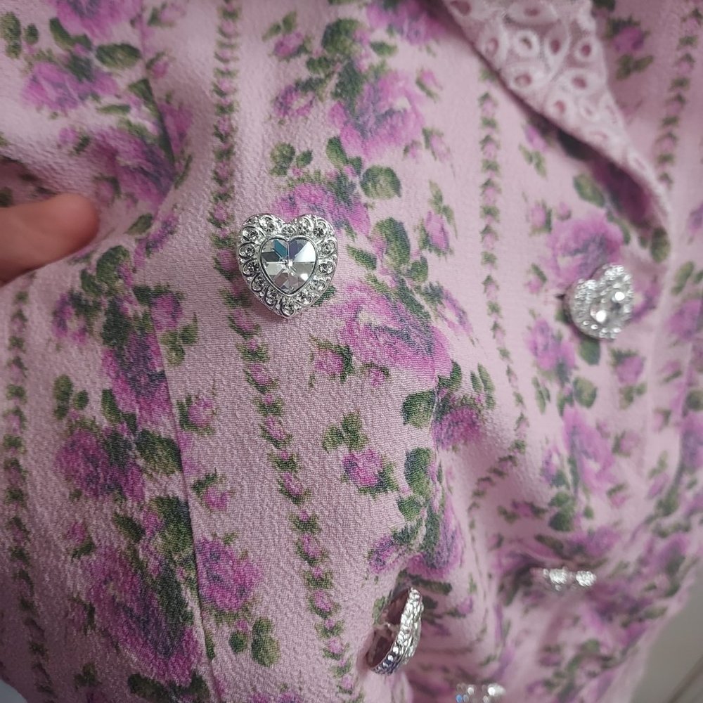 LoveShackFancy Pink Floral Mini Dress - Picture 5 of 13